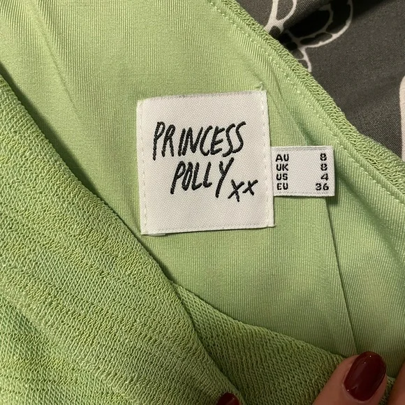 Princess Polly - Moda one shoulder top green - Picture 5 of 5